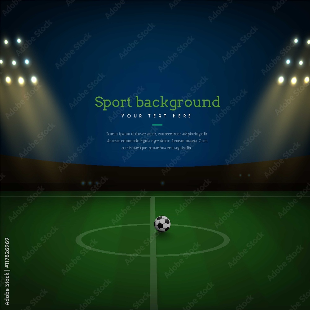 Football pitch background Stock Vector | Adobe Stock