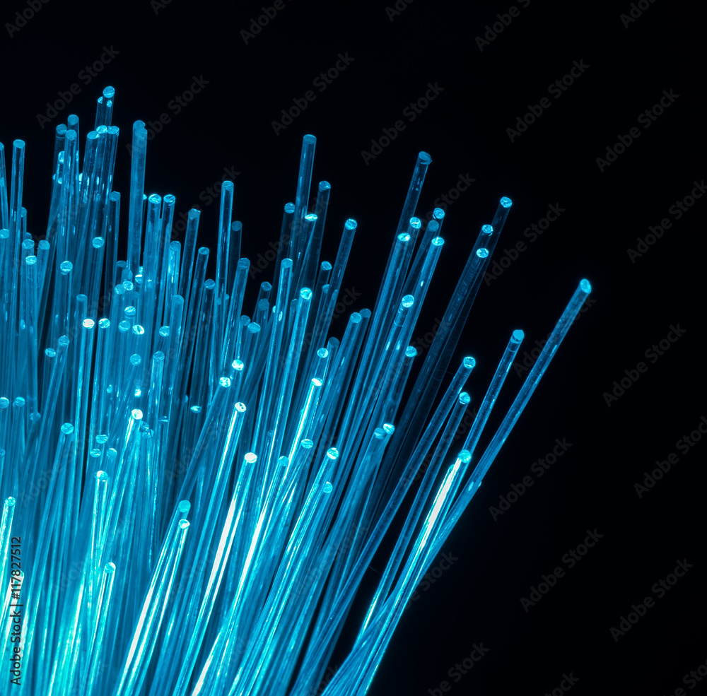 fiber optical transfer or network technology concept fiber optical transfer or network technology concept