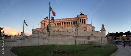 National monument of italy in Rome, Monumento a Vittorio Emanuele II Roma, Tomb of the unknown soldier, Altare della Patria photo