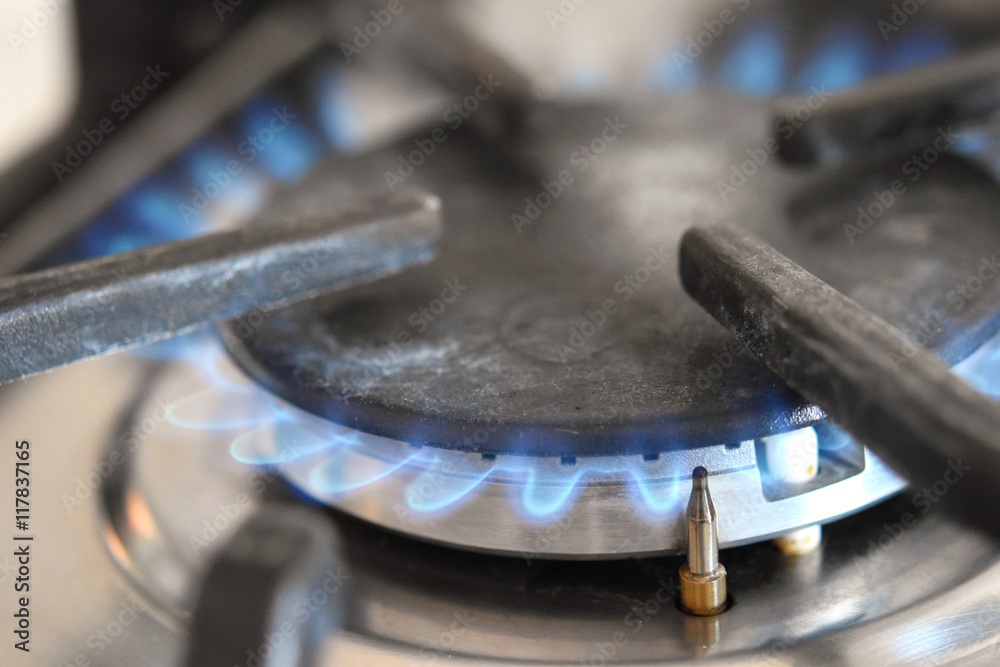 Obraz premium Gas for cooking with security system