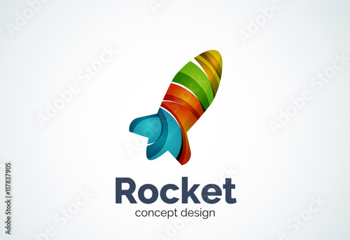 Rocket logo template
