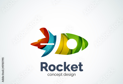 Rocket logo template