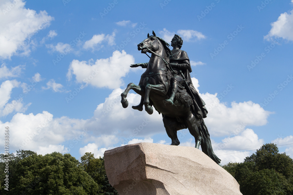 monument to Peter I in Saint Petersburg