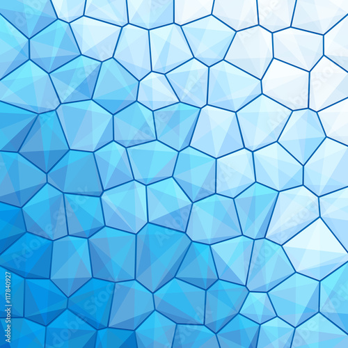 Blue abstract geometrical background