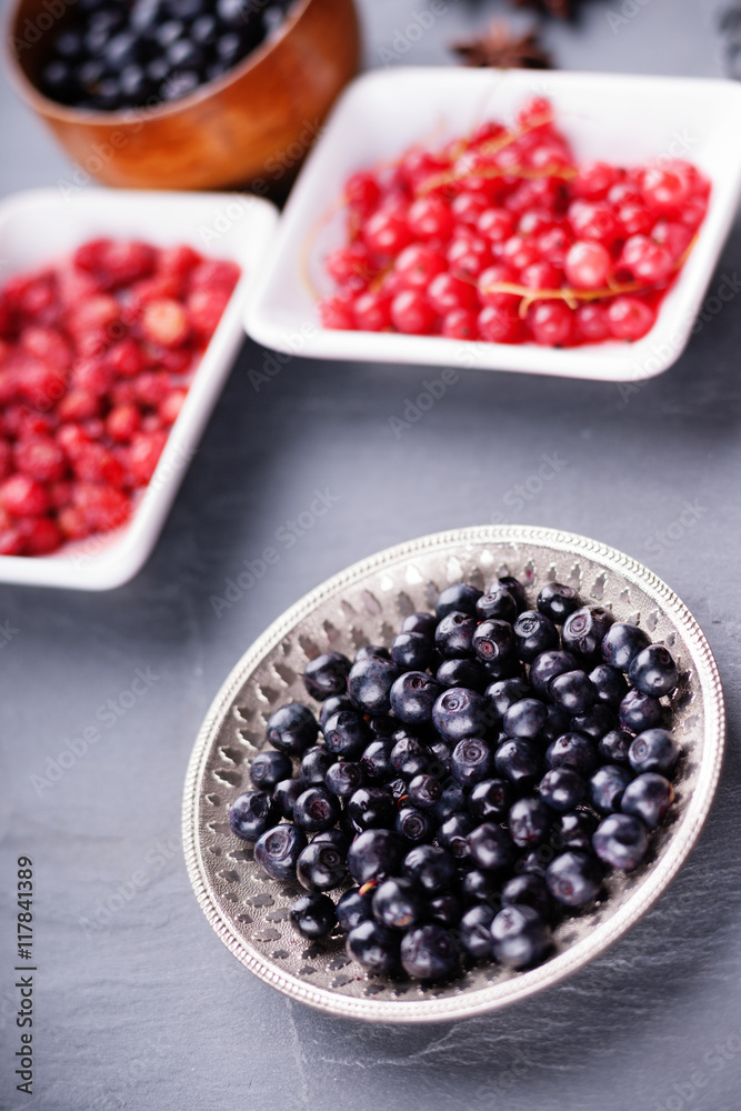 Berry fruits in bowl Berry fruits in bowl