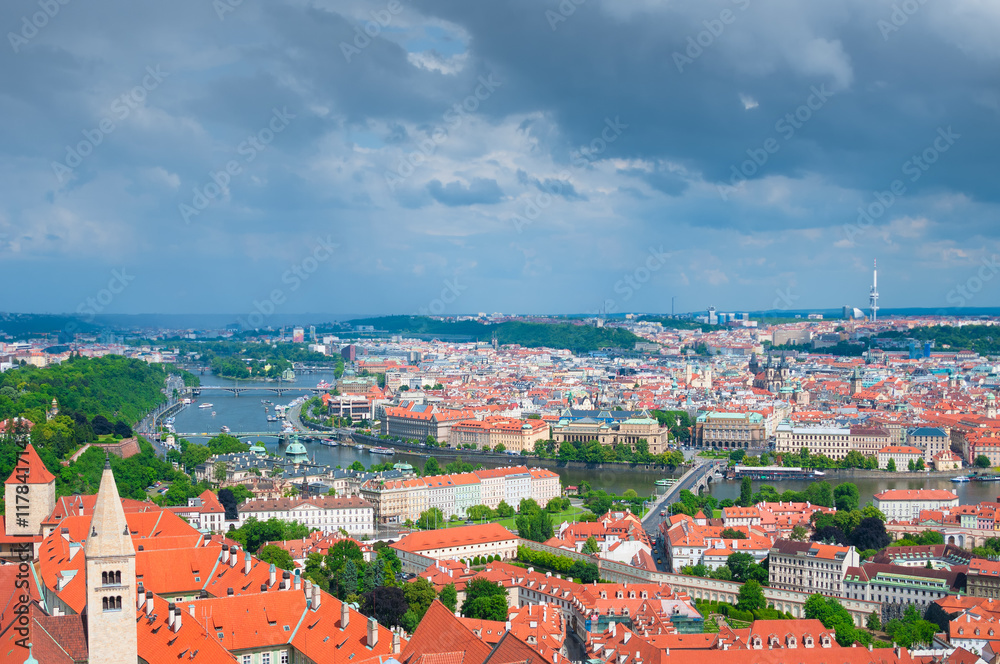  Viewing of Prague and Vltava river