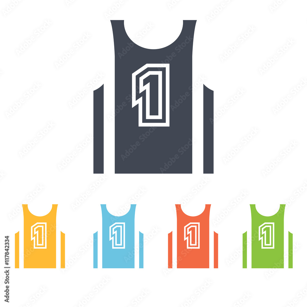 Fototapeta premium sports shirt icon