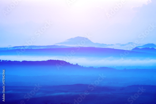 Mountain and mist