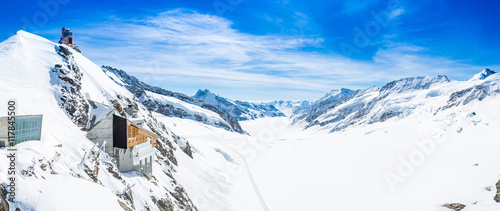 Viewpoint at Jungfraujoch, Switzerland photo