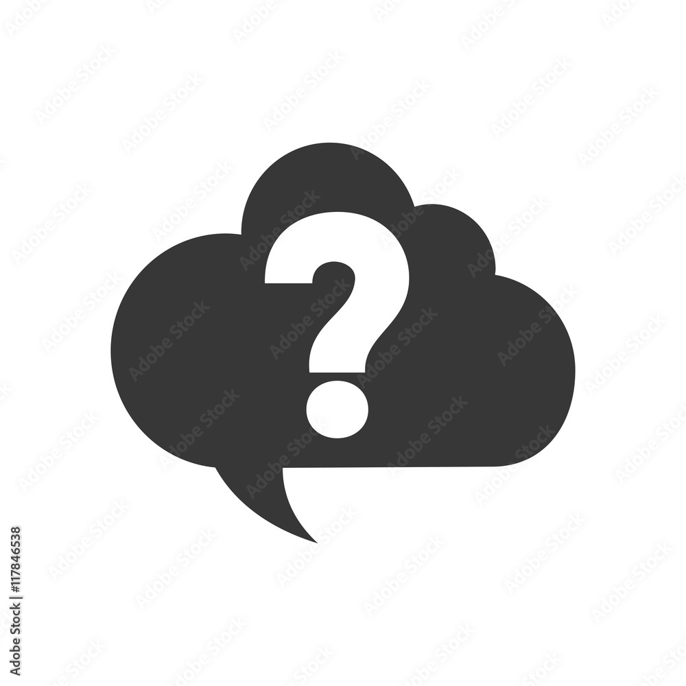 question mark bubble ask why icon. Isolated and flat illustration. Vector graphic question mark bubble ask why icon. Isolated and flat illustration. Vector graphic