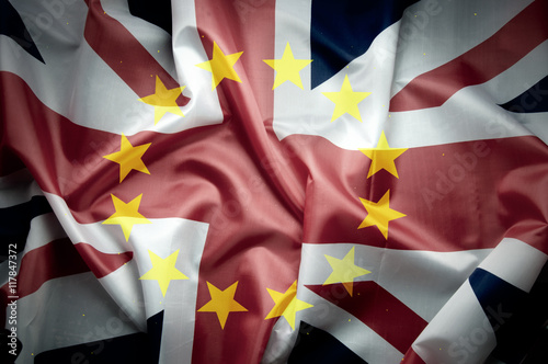 UK flag Brexit concept