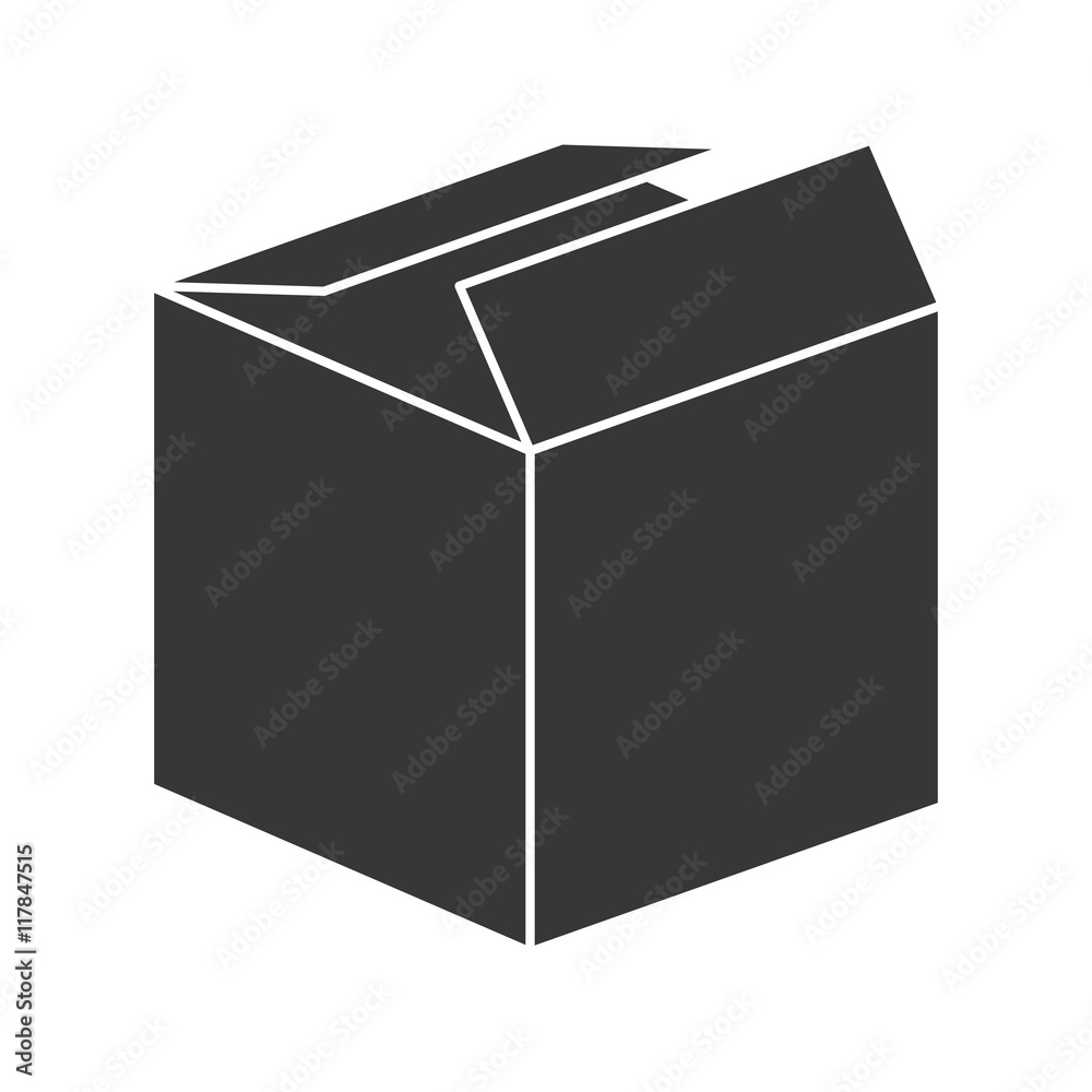 Box package delivery icon vector illustration Box package delivery icon vector illustration
