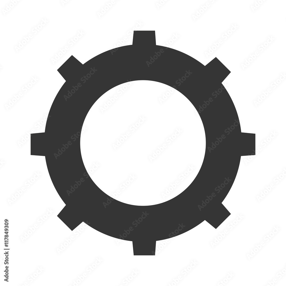 Gear cog wheel icon vector illustration Gear cog wheel icon vector illustration