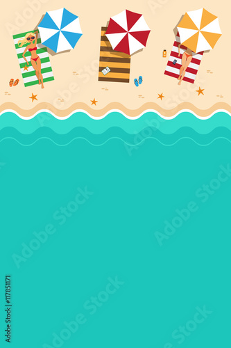 People on the beach