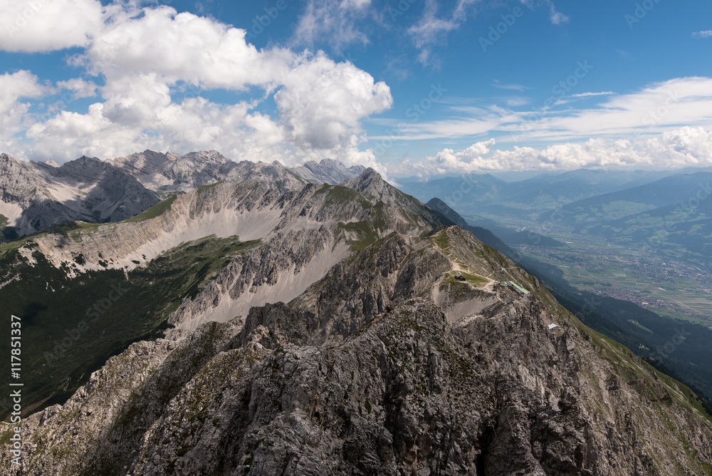Hiking and Climbing along Insbruck Nordkette Klettersteig Hiking and Climbing along Insbruck Nordkette Klettersteig