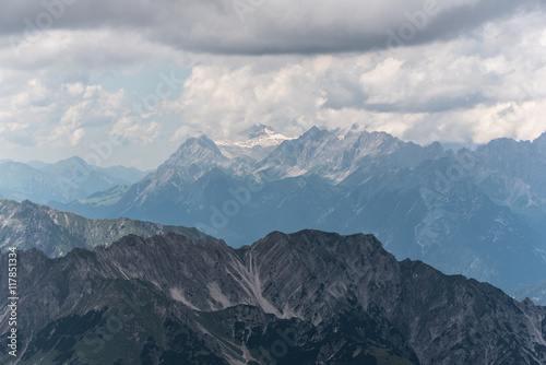 Hiking and Climbing along Insbruck Nordkette Klettersteig