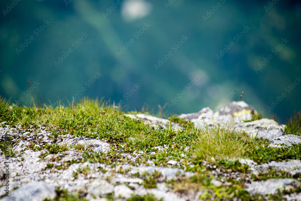 Obraz premium Tatra mountains in Slovakia covered with clouds