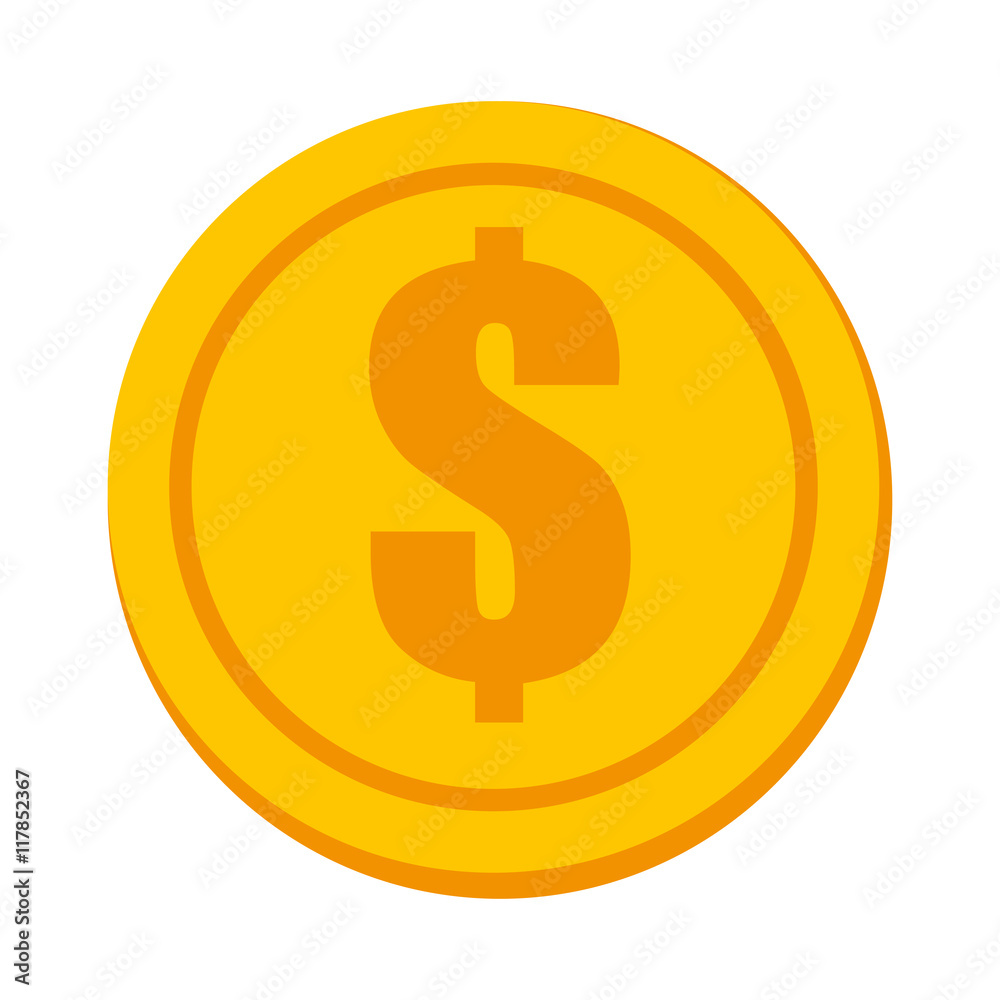 Money and investment isolated flat icon, vector illustration. Money and investment isolated flat icon, vector illustration.