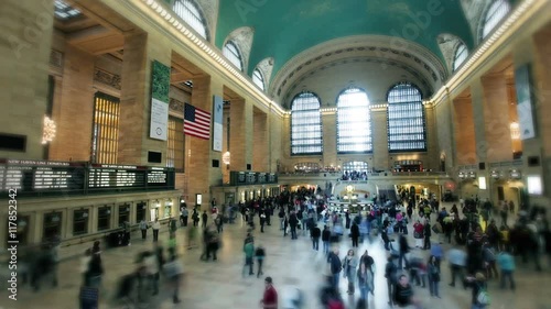 commuters at new york's grand central terminal