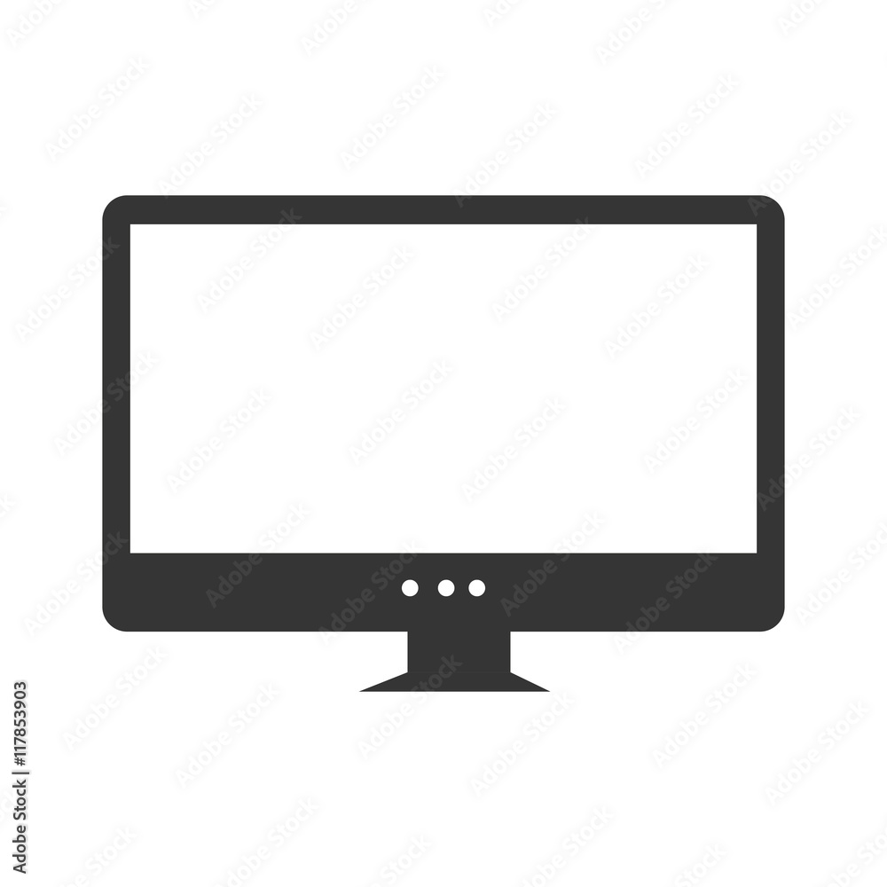 television lcd modern icon vector illustration television lcd modern icon vector illustration