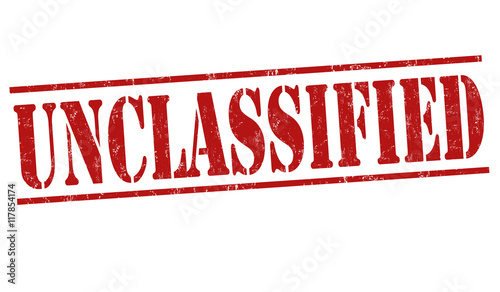 Unclassified grunge rubber stamp