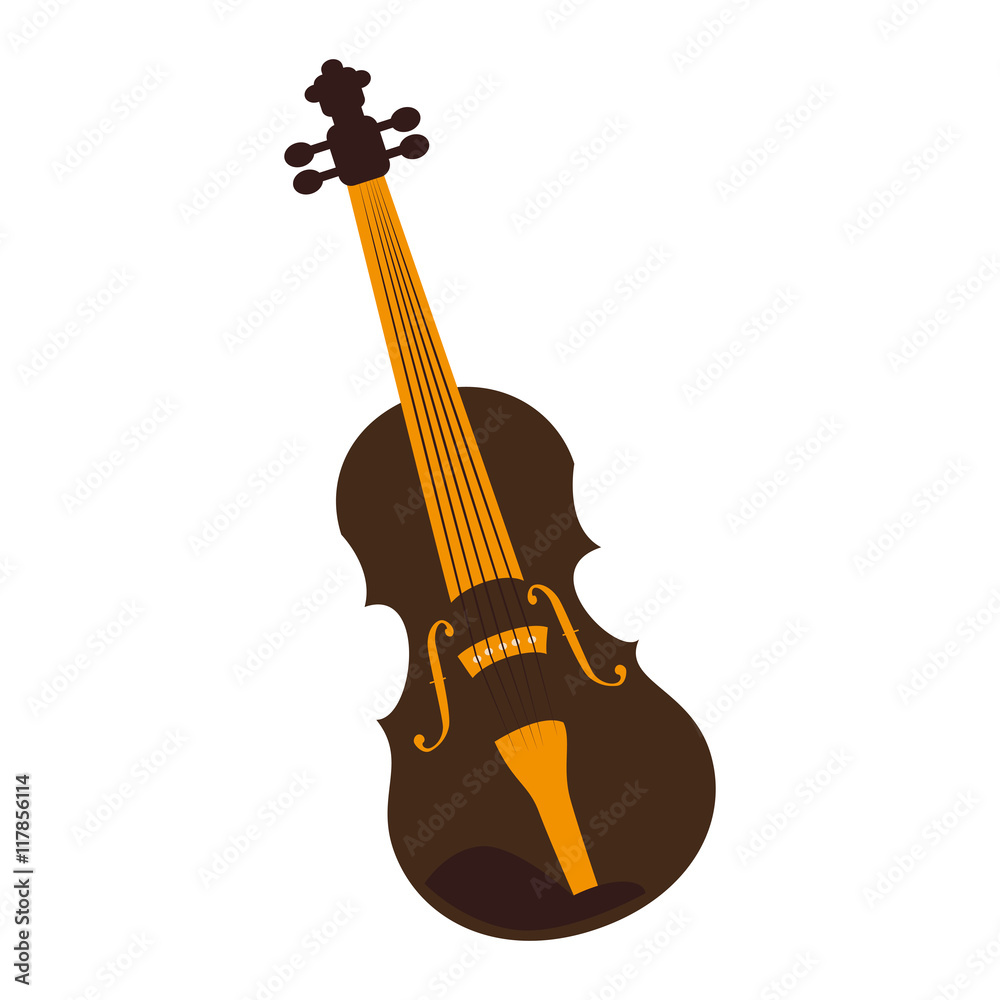 Fototapeta premium Music instrument icon vector illustration