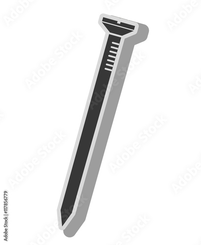 screw tool repair icon vector illustration