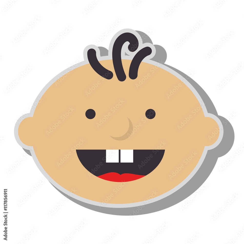 baby children kid icon vector illustration baby children kid icon vector illustration