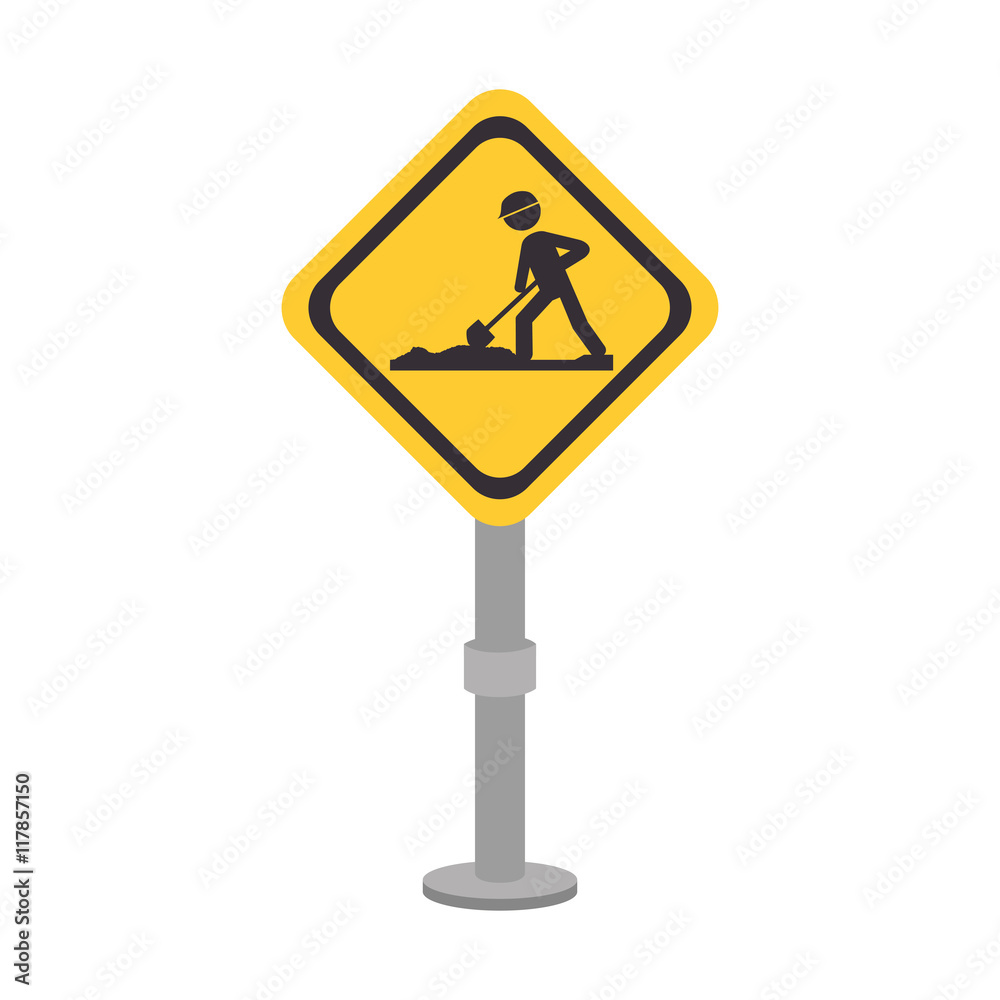 barrier under construction icon vector illustration barrier under construction icon vector illustration