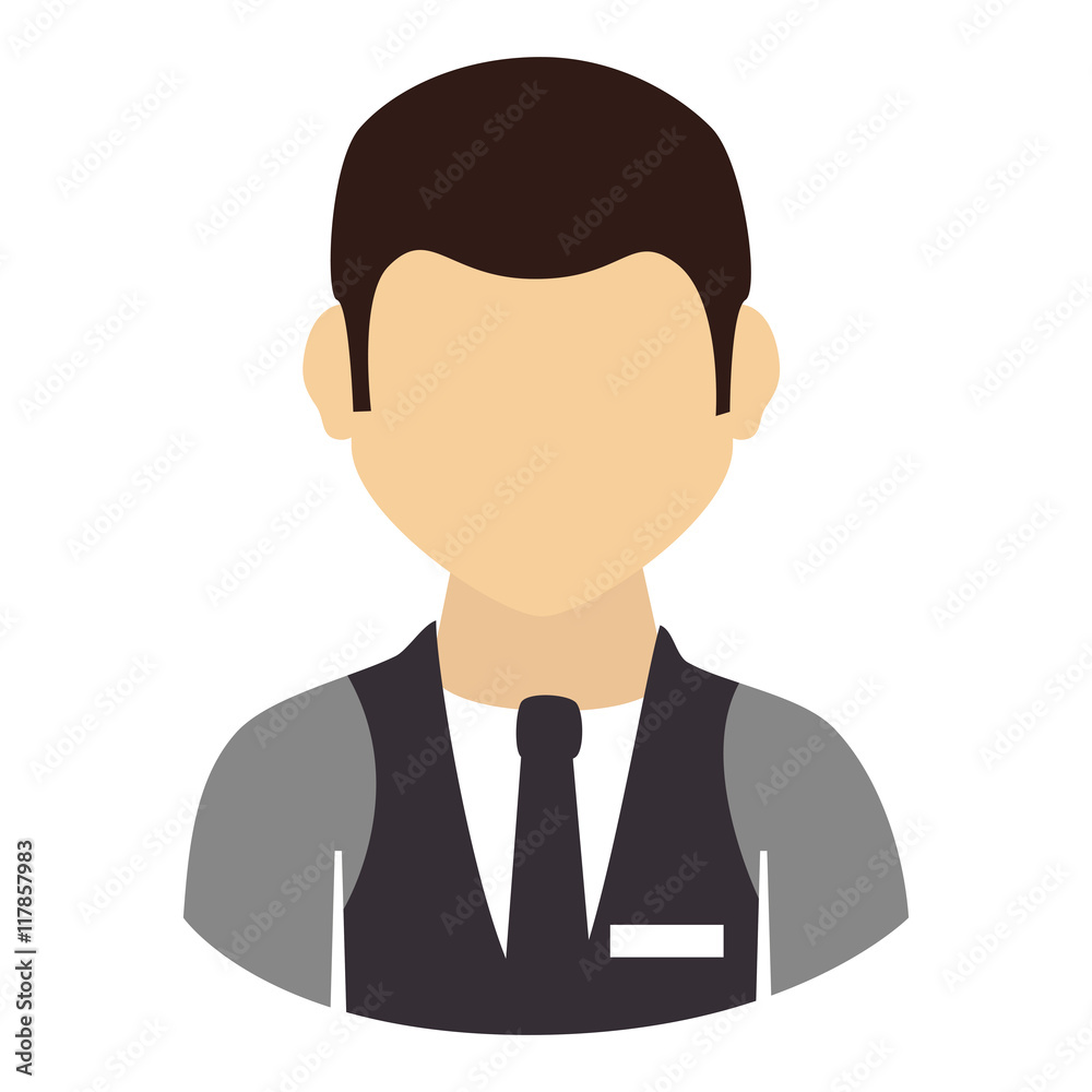 Businessman theme design, vector illustration icon.