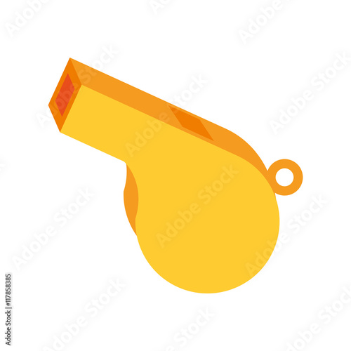 whistle sport icon vector illustration