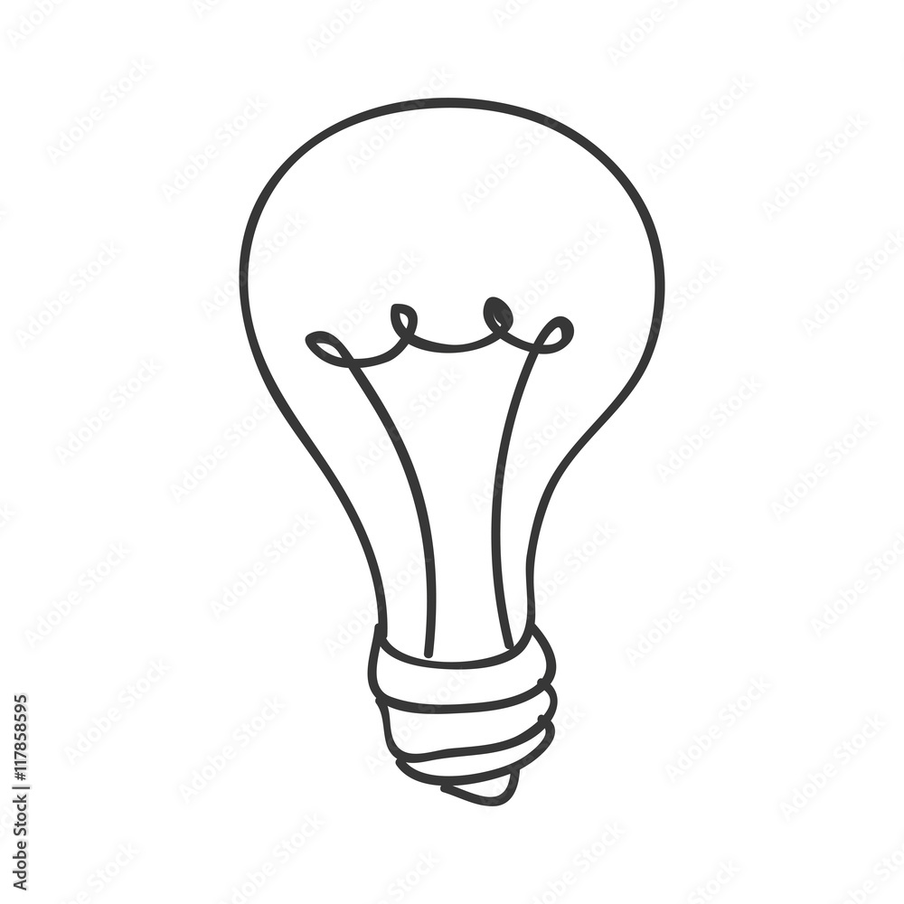 bulb energy light icon vector illustration bulb energy light icon vector illustration