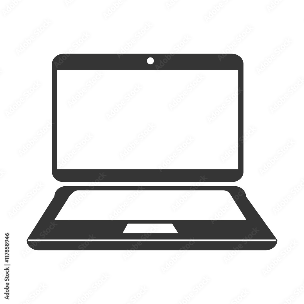PC laptop technology icon vector illustration PC laptop technology icon vector illustration