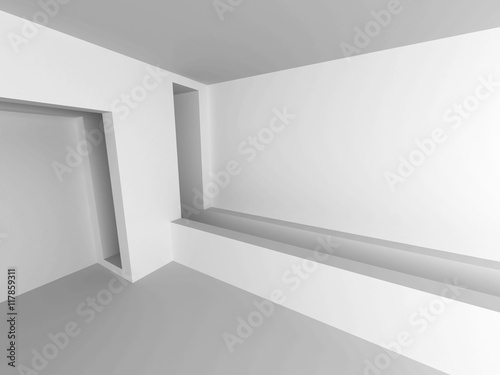 Wallpaper Mural Abstract Architecture Modern Empty Room Interior Background Torontodigital.ca