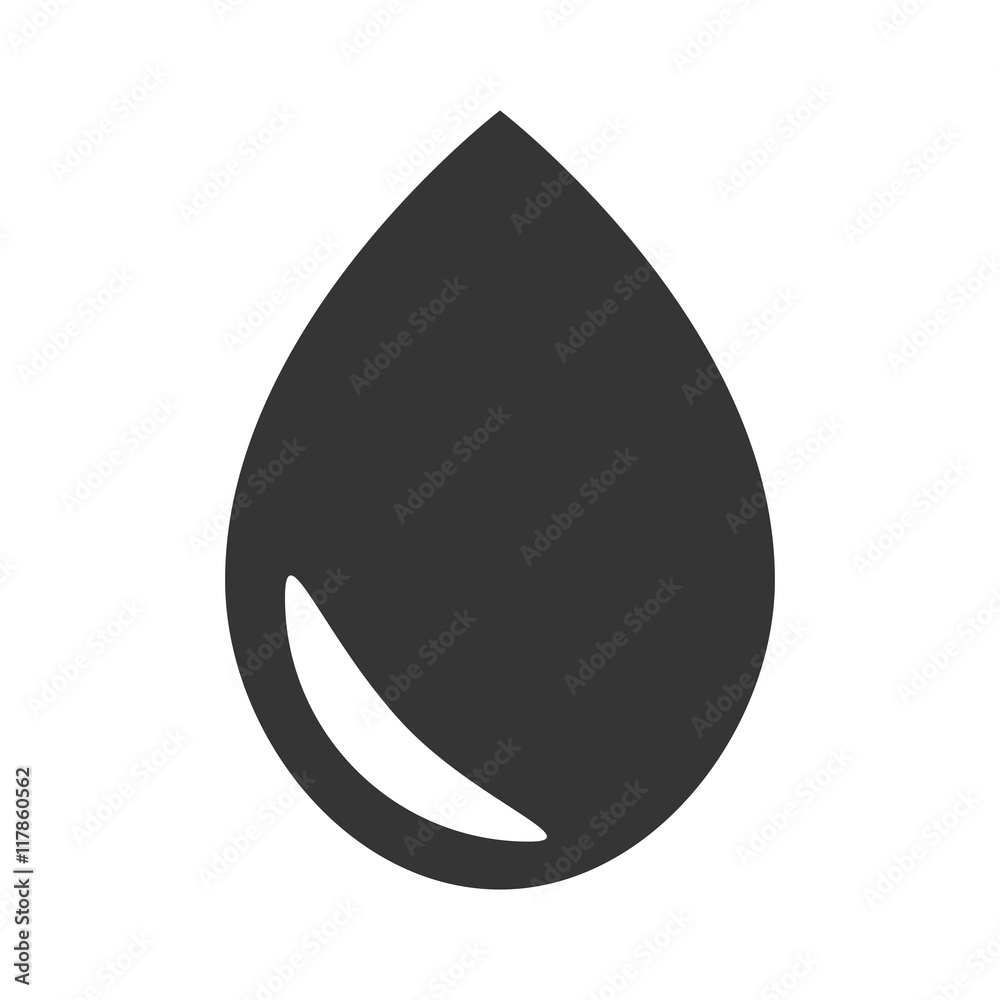 black oil drop icon vector illustration black oil drop icon vector illustration