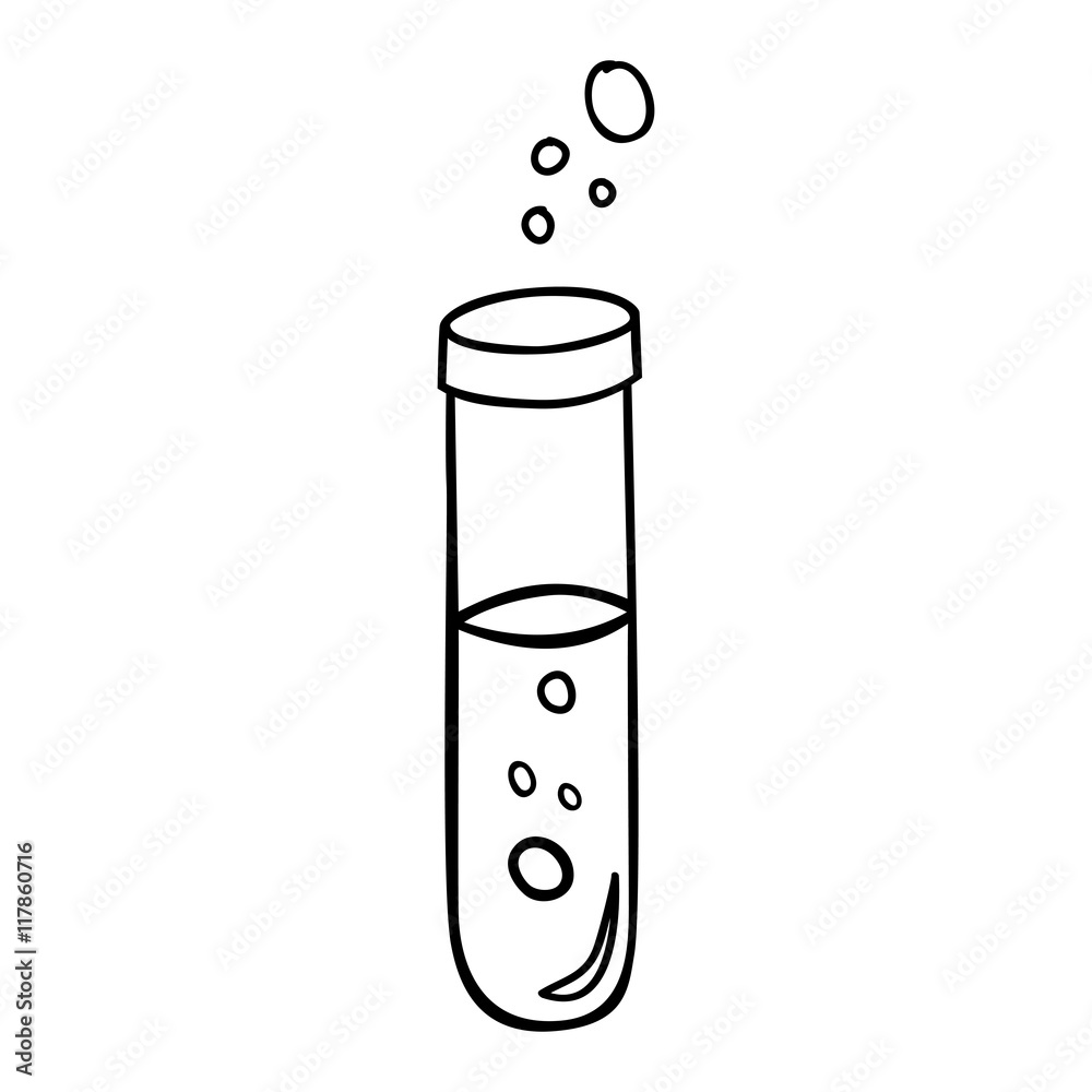 Chemistry sample flask isolated icon. Chemistry sample flask isolated icon.
