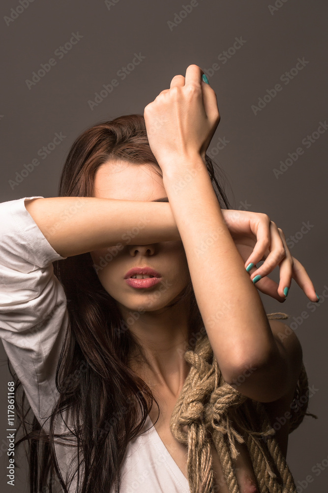 sexy woman with rope