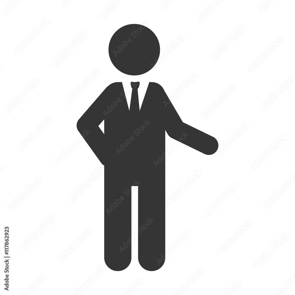 business businessperson man suit silhouette tie executive vector graphic isolated and flat illustration business businessperson man suit silhouette tie executive vector graphic isolated and flat illustration
