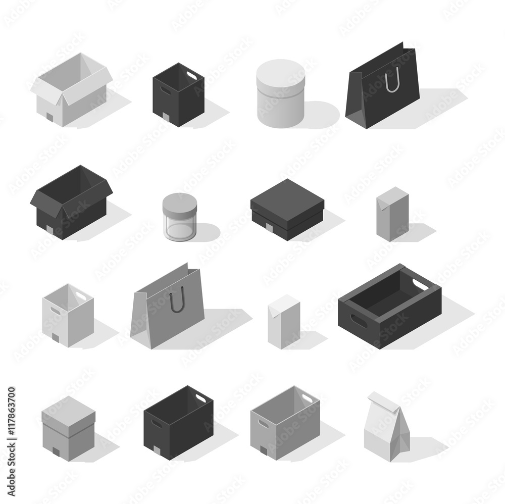 Move service box vector illustration Move service box vector illustration