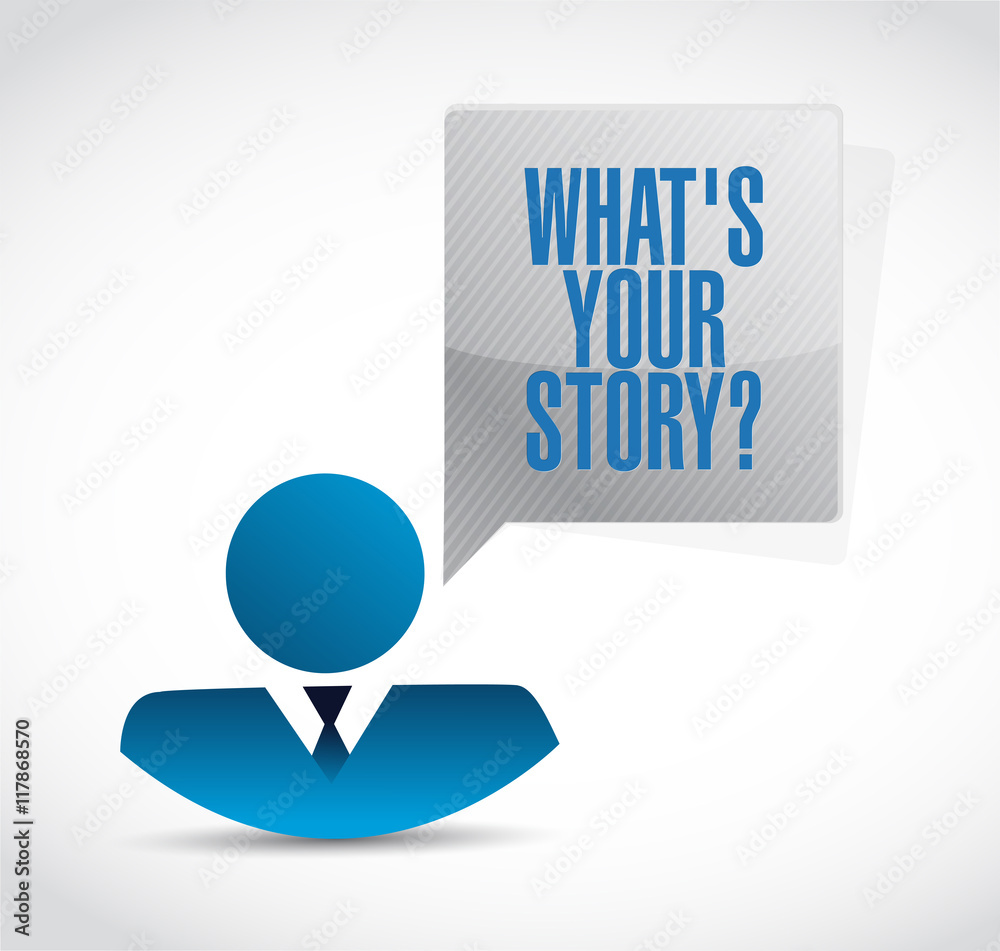 whats your story isolated businessman sign concept whats your story isolated businessman sign concept