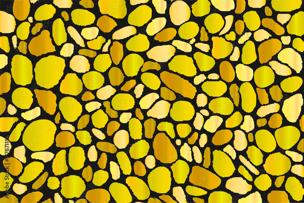 Fundo mosaico de pedras em tons marrons e amarelas