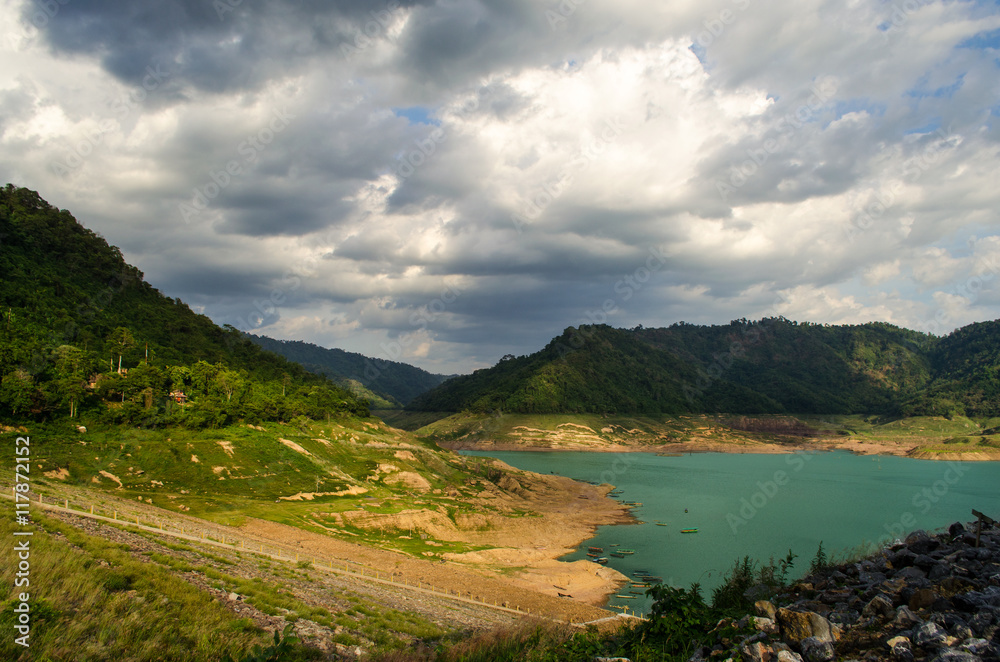 It is the biggest dam in Thailand