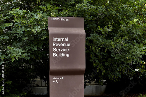 Internal Revenue Service Building Sign photo