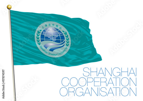 SCO, Shanghai Cooperation Organisation flag
