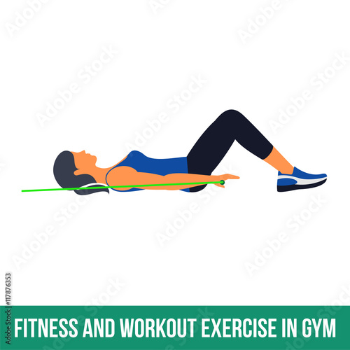 Aerobic icons. RESISTANCE BAND