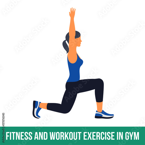 Aerobic icons. Workout