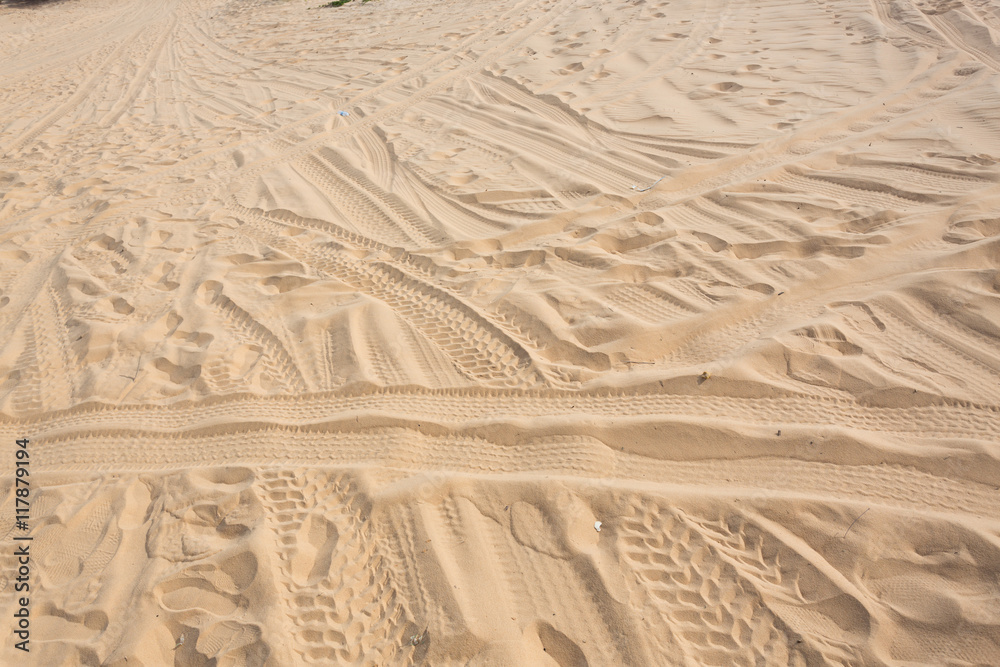 white sand dune desert in Mui Ne, Vietnam white sand dune desert in Mui Ne, Vietnam