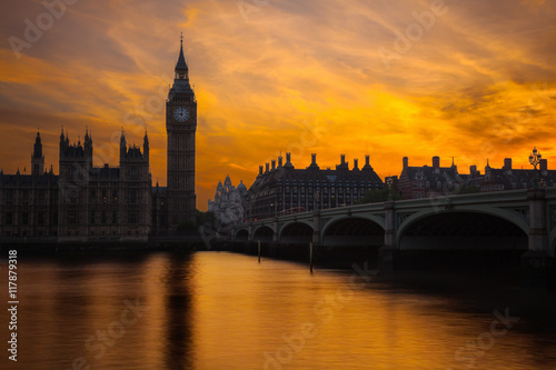 Sunset in London. © Juri