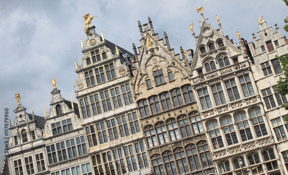 Antwerpener Pracht / Zunfthäuser am Grote Markt in Antwerpen