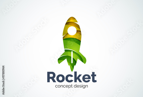 Rocket logo template